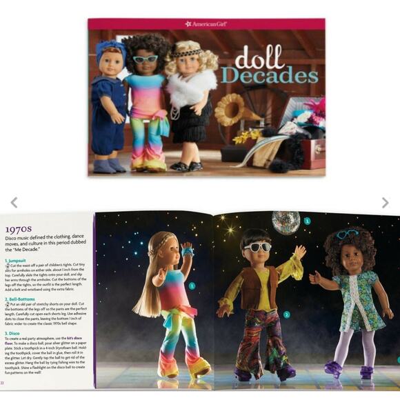 NEW 21-PC American Girl DOLL DECADES CRAFT BOOK: Craft Your Way Thru The Years - Picture 7 of 9